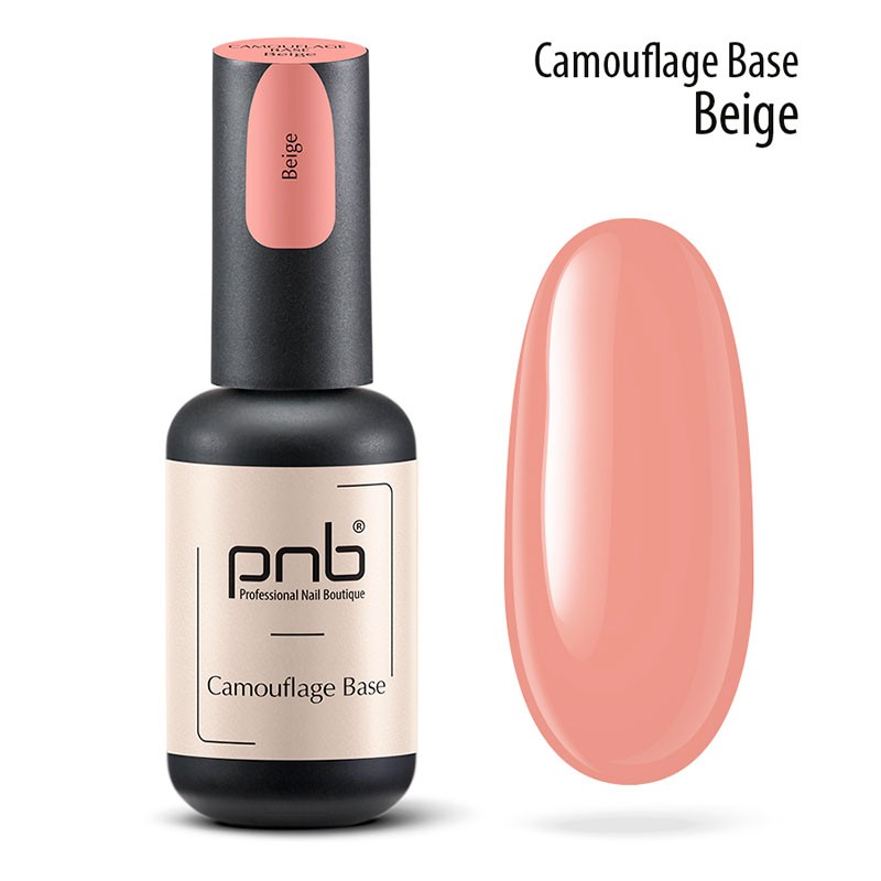 PNB Base Rubber Camouflage para esmalte semipermanente - Beige - 8ml 30946