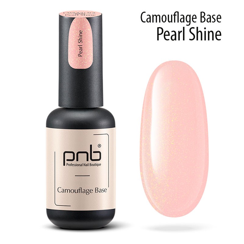 PNB Base Rubber Camouflage para esmalte semipermanente - Pearl Shine - 8ml 30946