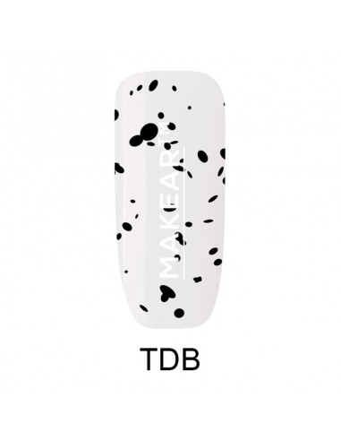 MAKEAR Top Coat No Wipe - Black Dots...