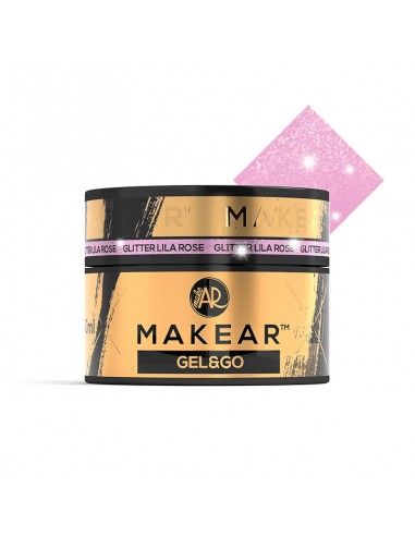 MAKEAR Gel Gel&Go - GG24 Glitter Lila...